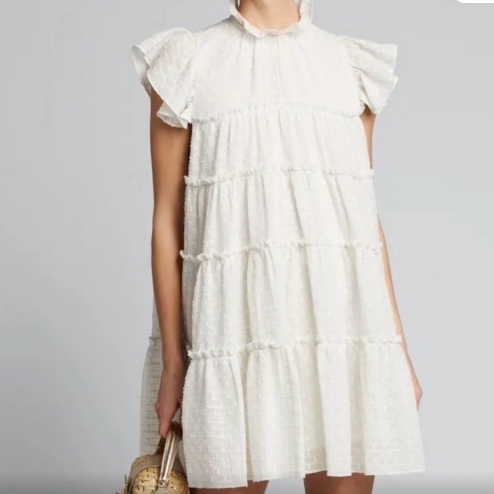 RHODE White Mini Dress